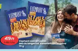 Real Elephant csavart perec Méz és tengeri só ajánlat