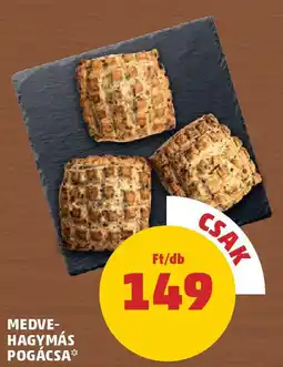 Coop Medve- hagymás pogácsa ajánlat