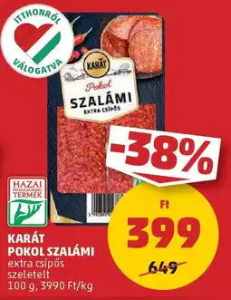 Coop Karát Pokol szalámi ajánlat