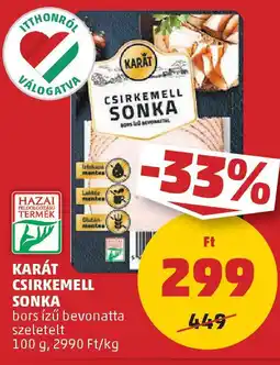 Coop Karát csirkemell sonka ajánlat