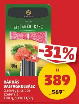 Coop Dárdás vastagkolbász ajánlat