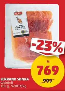 Coop Serrano sonka ajánlat