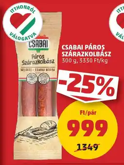 Coop Csabai páros szárazkolbász ajánlat