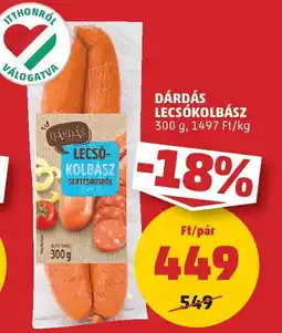 Coop Dárdás lecsókolbász ajánlat