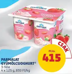 Coop Parmalat gyümölcsjoghurt ajánlat