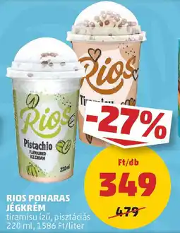 Coop Rios poharas jégkrém ajánlat