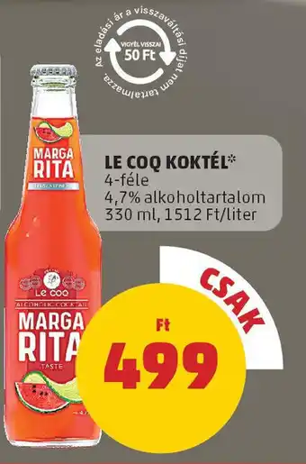 Coop Le COQ koktél ajánlat