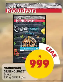 Coop Nádudvari grillkolbász ajánlat