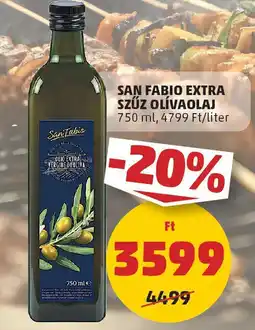 Coop San Fabio Extra szűz olívaolaj ajánlat