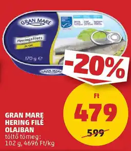 Coop Gran Mare Hering filé olajban ajánlat