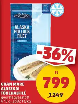 Gran Mare alaszkai tőkehalfilé