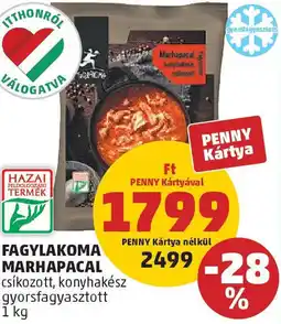Fagylakoma marhapacal