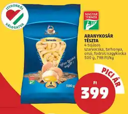 Coop Aranykosár tészta ajánlat