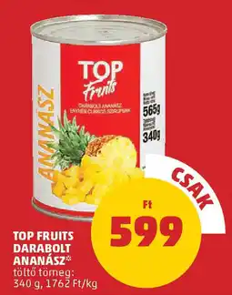 Top Fruits Darabolt ananász