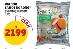 Coop Valdor sajtos korong ajánlat