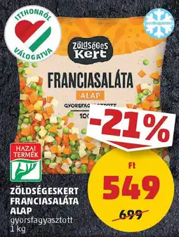 Coop Zöldségeskert franciasaláta alap ajánlat