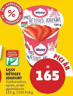 Coop Sissy réteges joghurt ajánlat