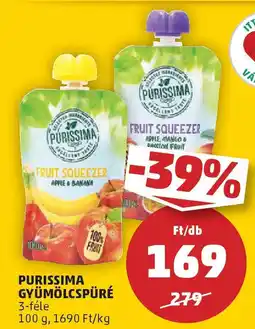 Purissima gyümölcspüré