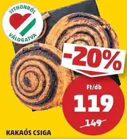Kakaós csiga