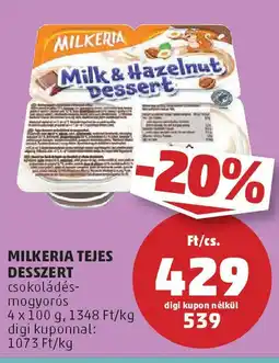Coop Milkeria tejes desszert ajánlat