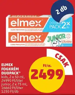 Elmex fogkrém duopack