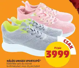 Hálós unisex sportcipő
