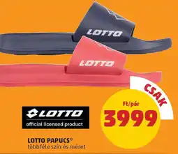 Coop Lotto papucs ajánlat