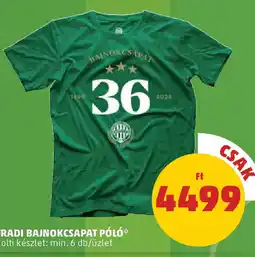 Fradi bajnokcsapat póló