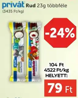 PRIVÁT Privȧt Rud ajánlat