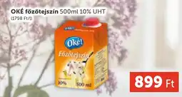 PRIVÁT OKÉ főzőtejszín ajánlat