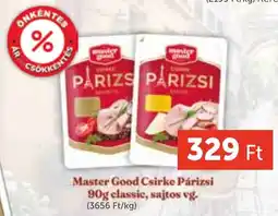 PRIVÁT Master Good Csirke Párizsi ajánlat