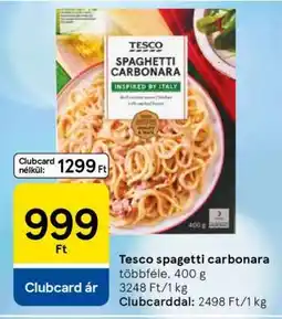 Tesco Tesco spagetti carbonara ajánlat