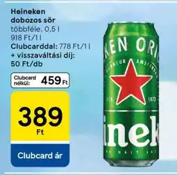 Tesco Heineken Dobozos Sör ajánlat