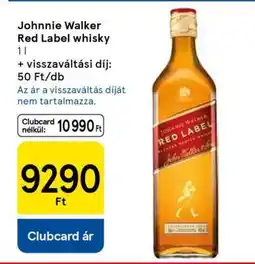 Tesco JOHNNIE WALKER Red Label Whisky ajánlat