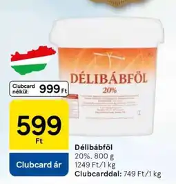 Tesco DÉLIBÁBFÖL ajánlat