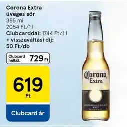 Tesco Corona Extra üveges sör ajánlat