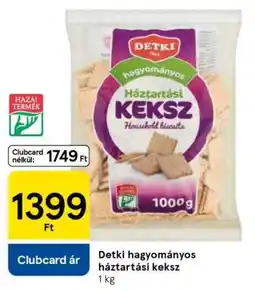 Tesco Detki hagyományos háztartási keksz ajánlat