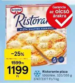 Tesco Ristorante pizza ajánlat