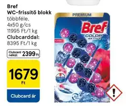 Tesco Bref WC-frissítő blokk ajánlat