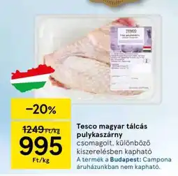Tesco Tesco magyar tálcás pulykaszárny ajánlat