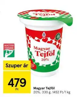 Tesco Magyar tejföl ajánlat