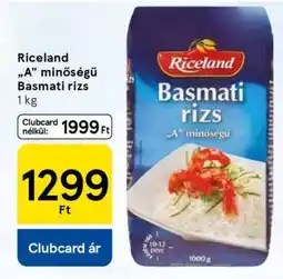 Tesco Riceland „A” minőségű Basmati rizs ajánlat