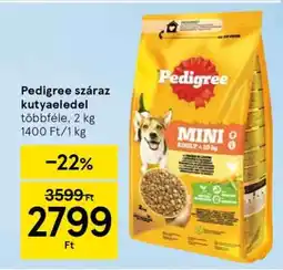 Tesco Pedigree száraz kutyaeledel ajánlat