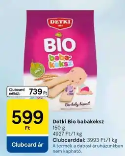 Tesco Detki Bio Babakeksz ajánlat