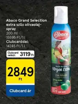 Tesco Abaco Grand Selection extra szűz olívaolaj–spray ajánlat