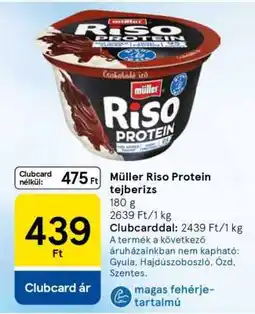 Tesco Müller Riso Protein tejberizs ajánlat
