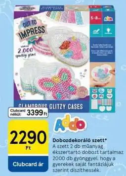 Tesco Dobozdekoráló szett ajánlat