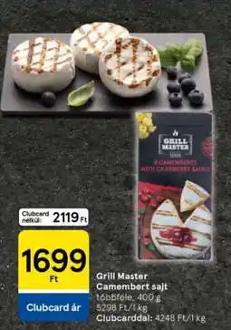 Tesco Grill Master Camembert sajt ajánlat