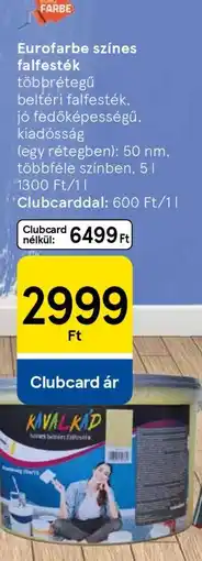 Tesco Eurofarbe színes falfesték ajánlat