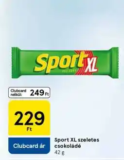 Tesco Sport XL szeletes csokoládé ajánlat